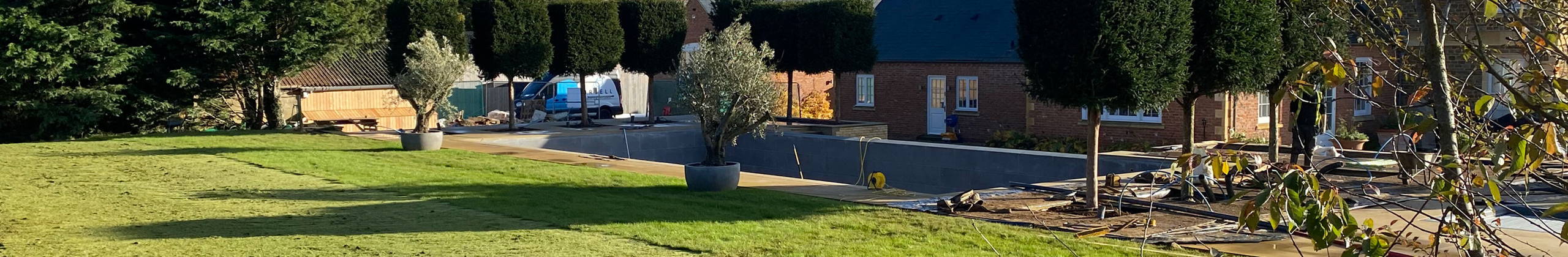 Groen landschap voor recreatie header